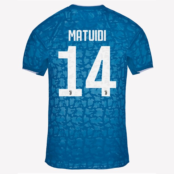 Camiseta Juventus NO.14 Matuidi Replica Tercera Ropa 2019/20 Azul